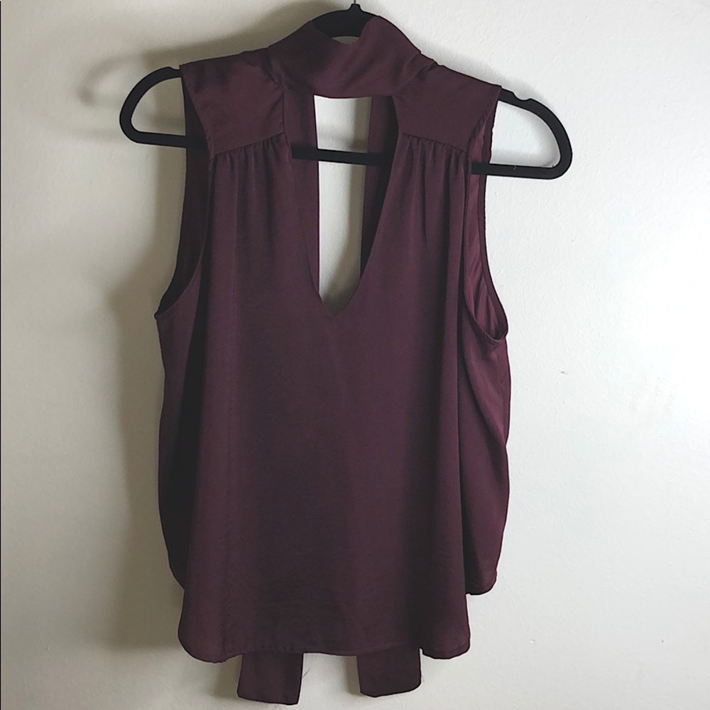 Plum blouse